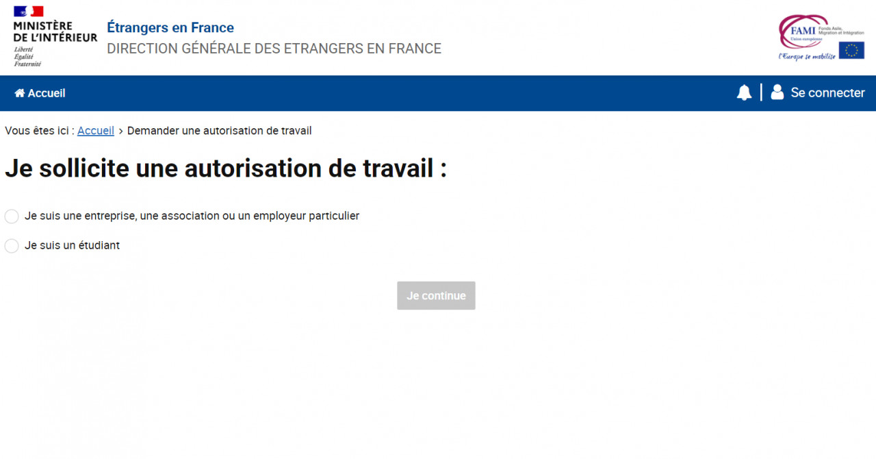 Demande d’autorisation de travail d’un étranger salarié en France : un nouveau site mis en ligne
