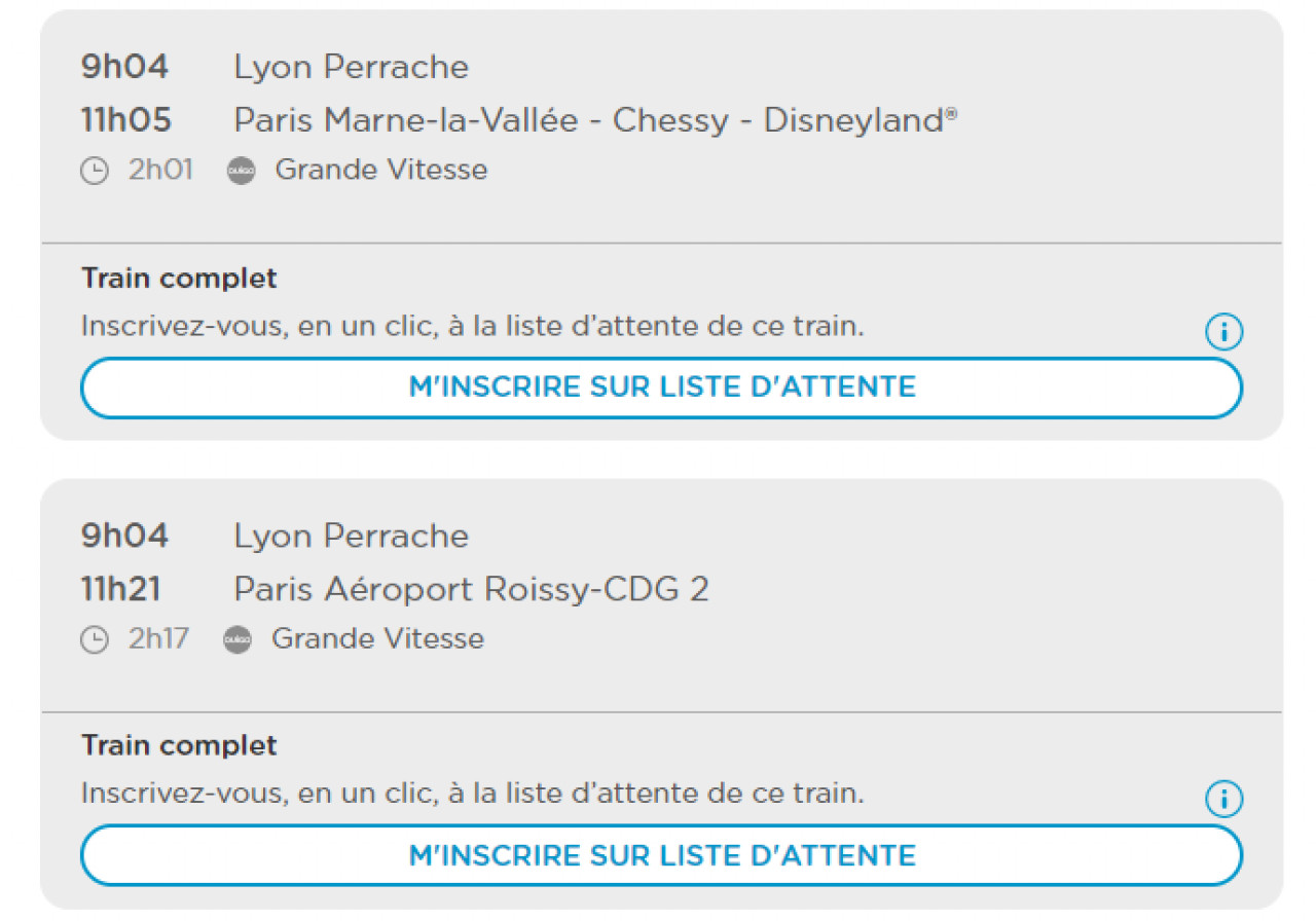 Ouigo : comment fonctionne le service de liste d’attente ouvert par la SNCF ?